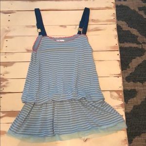 Striped Matilda Jane spaghetti tank top